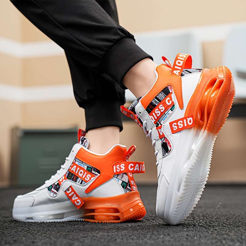 Sneakers Color White Orange Sizeuk 7