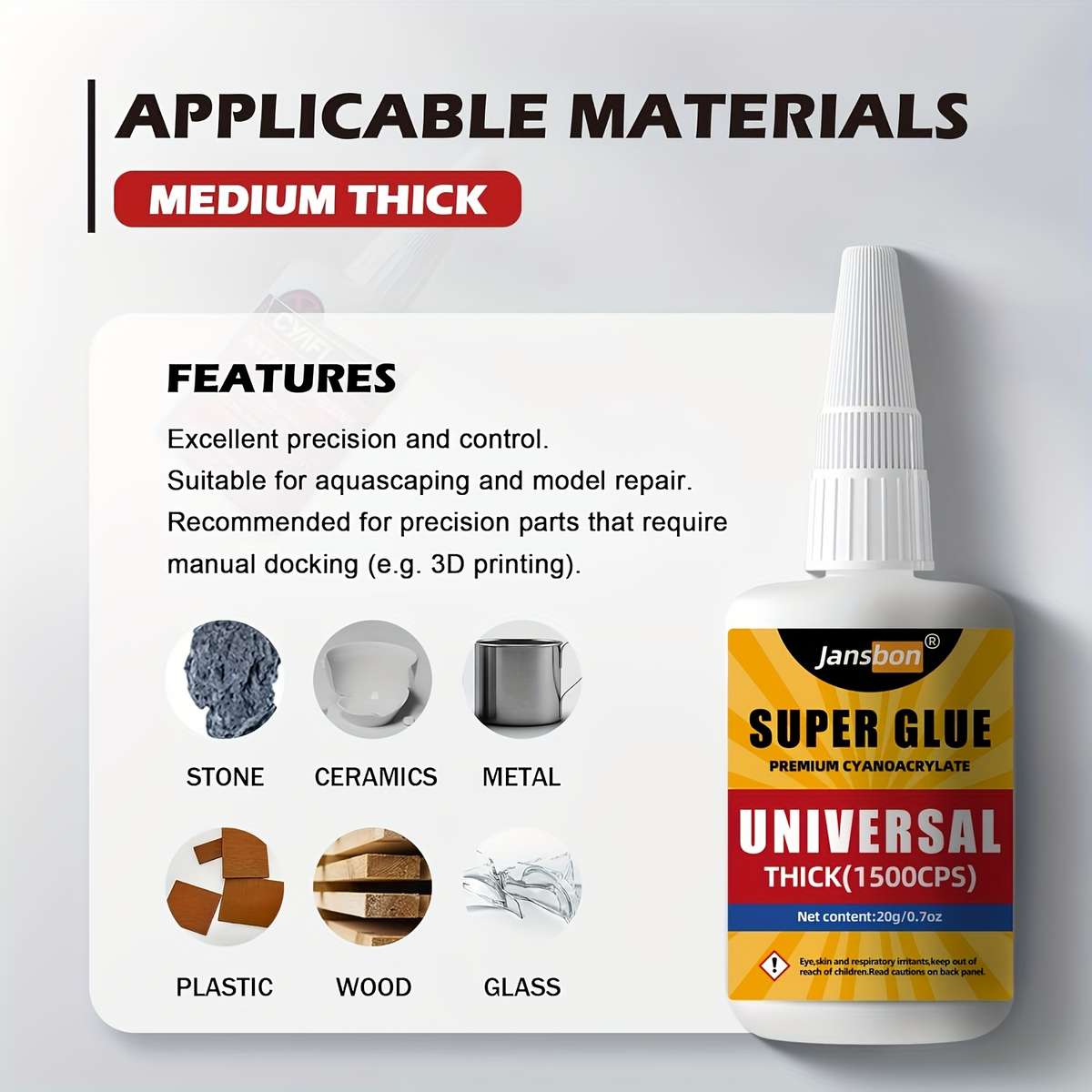 Adhesives Capacity 20G0.7Oz