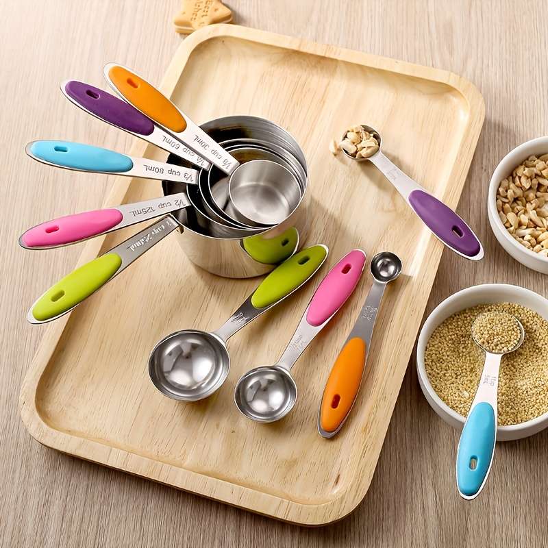 Measuring Cup Color 5Pcs Measuring Spoons