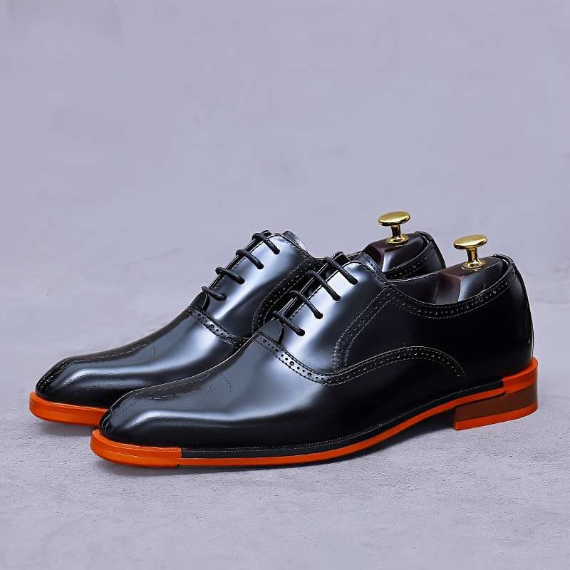 Mens Leather Shoes Color Light Brown1 Sizeuk 5