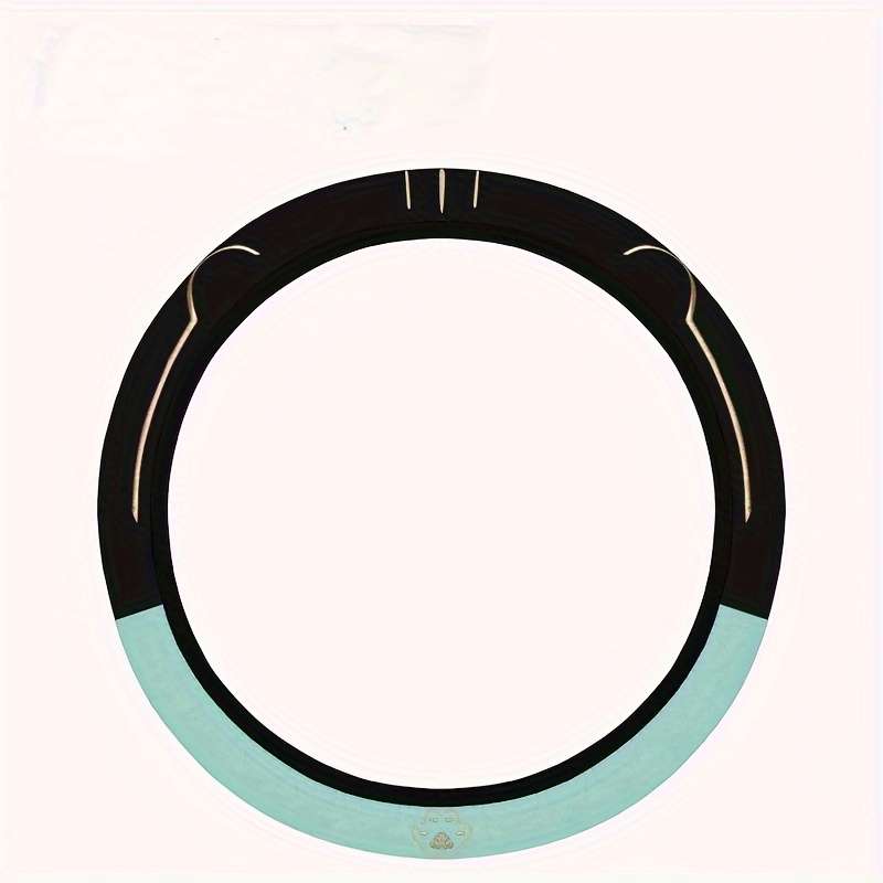 Car Steering Wheel Cover Blue B Section