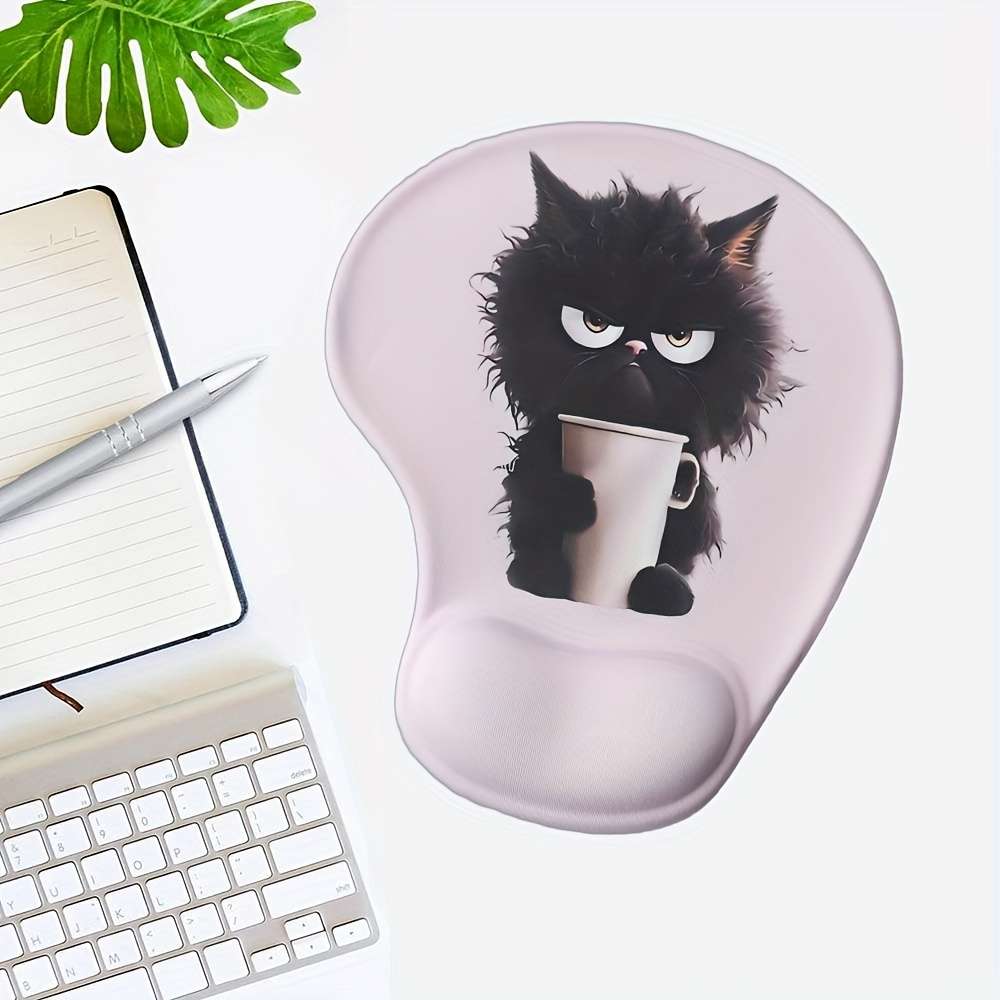 Modern Thickened Cute Mouse With Ergonomic Wrist For Pc Gamers Purple