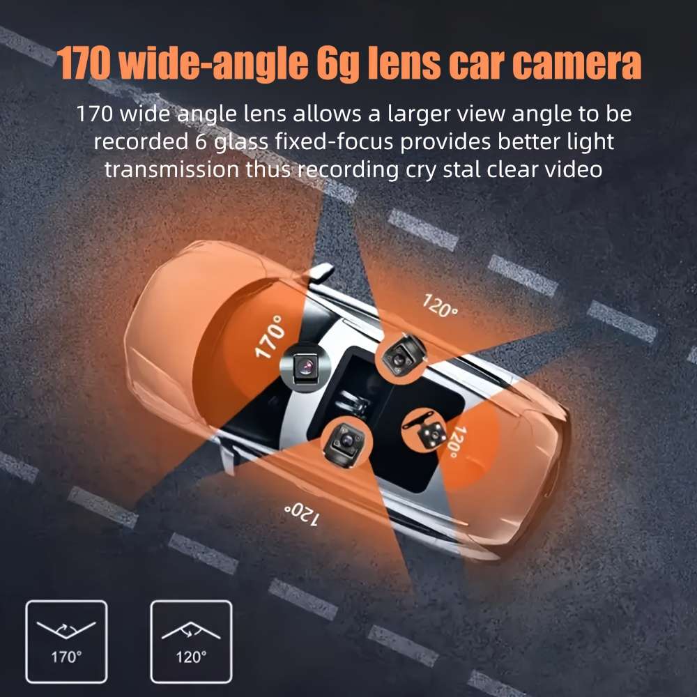 Dashcam Style New 4 Record Comes With A 32Gb Card