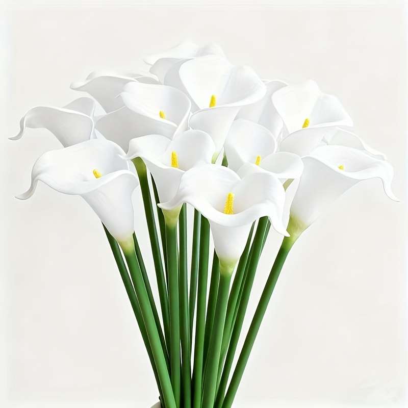 Simulated Flower Color White Quantity3Pcs