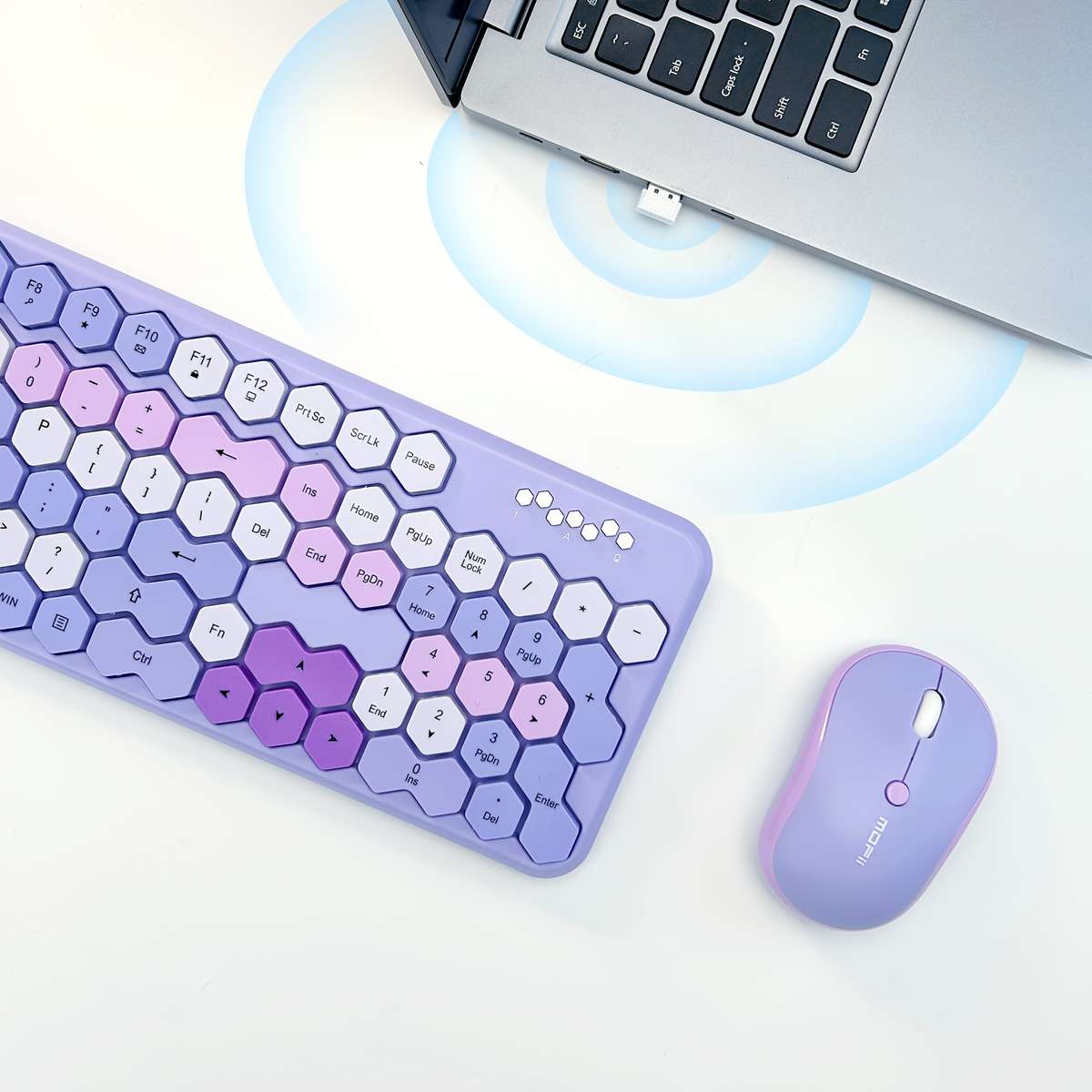 Keyboard Color Purple Mix