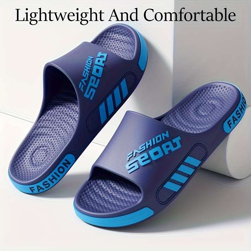 Men Slippers Summer Style White Size Uk 7