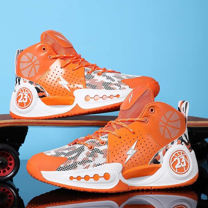Basketball Shoes Color Orangered Sizeuk 6.5