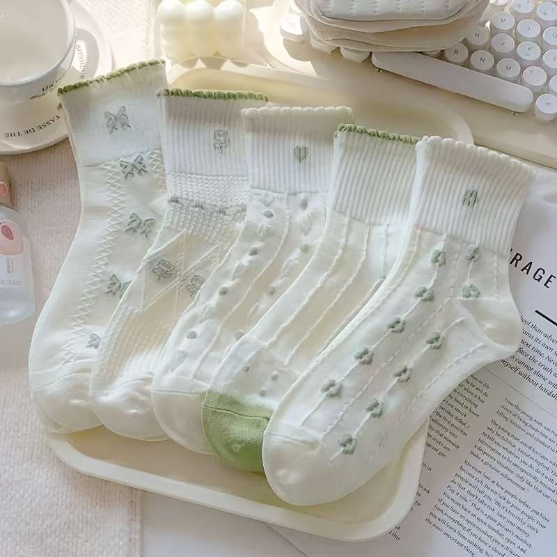 Women S Socks Color Grass Green Size Onesize