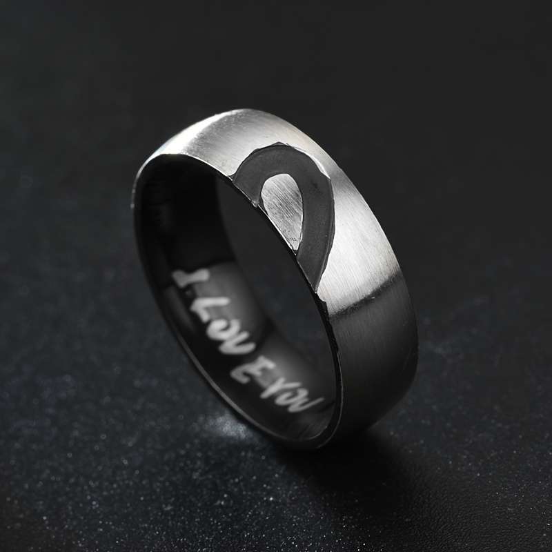 Delicate Heart Gift For Her Statement Ring Applicable People Male Size 10