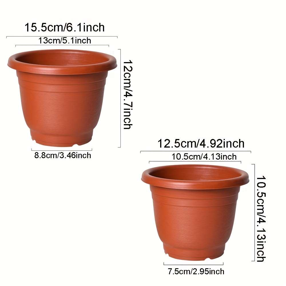 Flowerpot Size 12 5X10 5Cm-4 9X4 1Inch