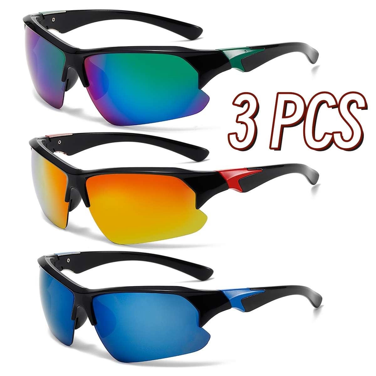 Cycling Glasses Color C4 Silver Black Gray Black Blue
