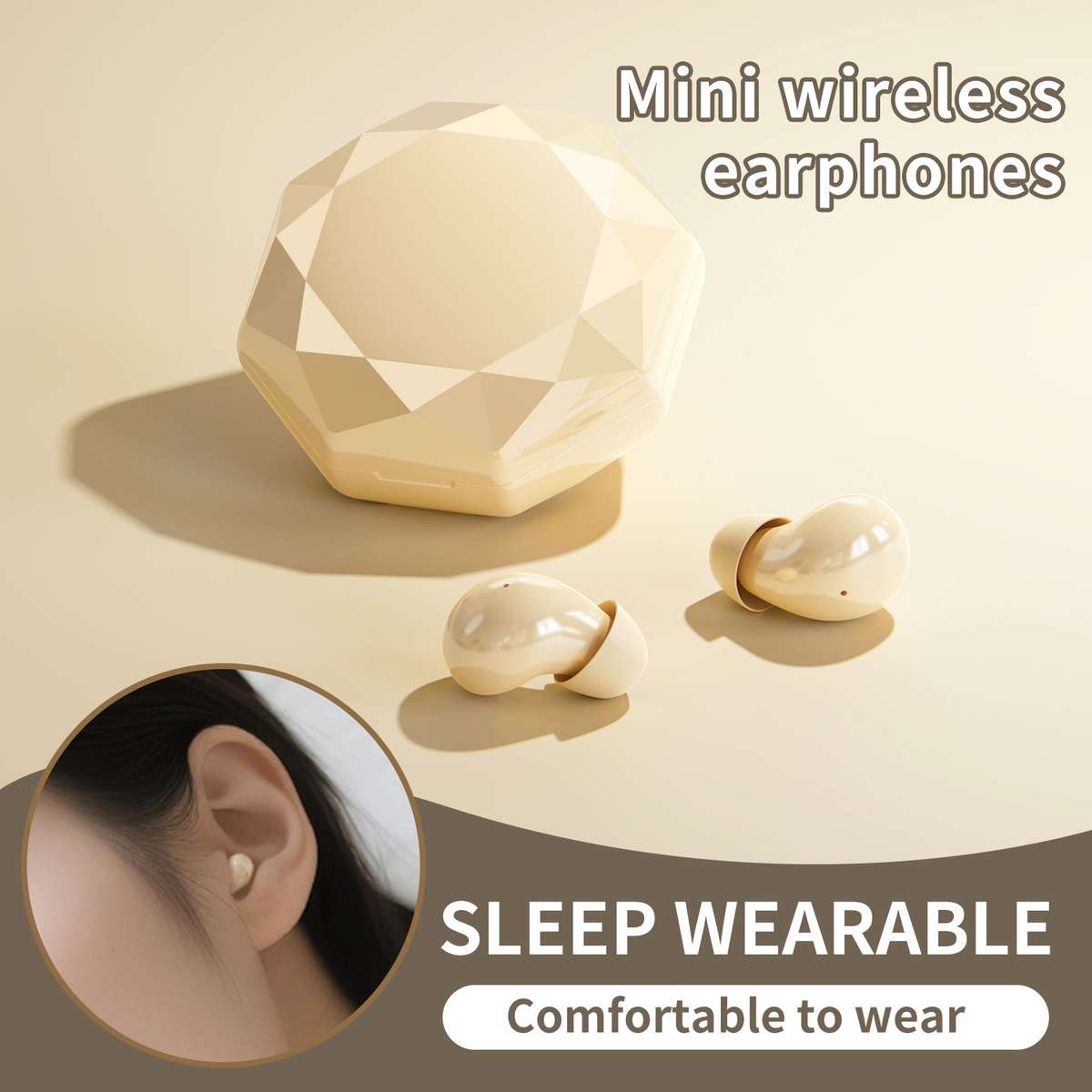 Wireless Headphones   Black