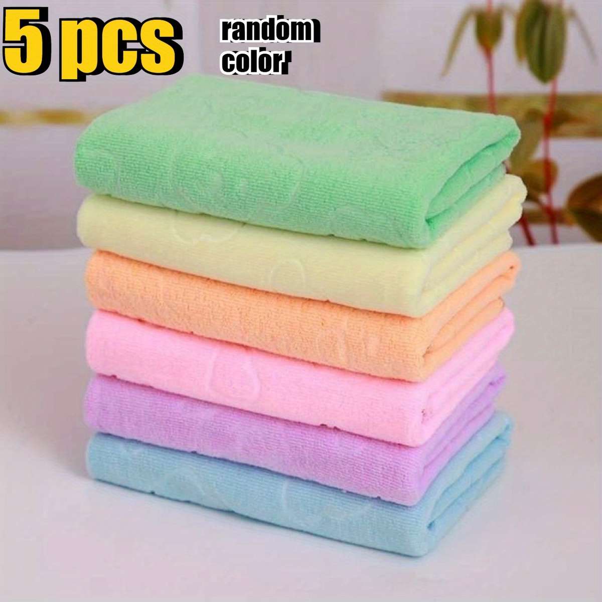 Towel Color Mix Colors Storage5 Pieces Pack