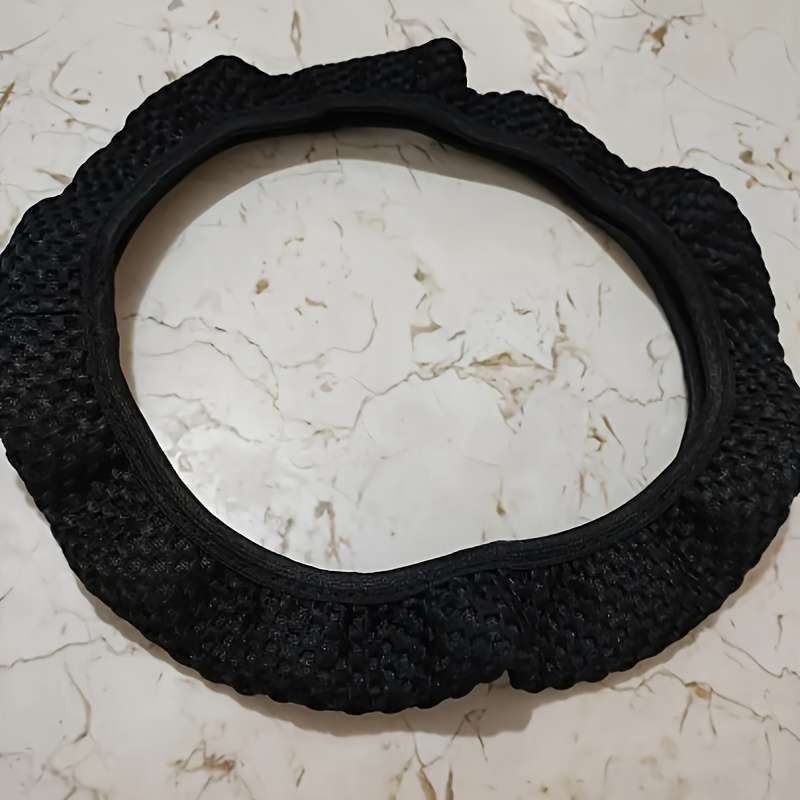Car Steering Wheel Cover   Black