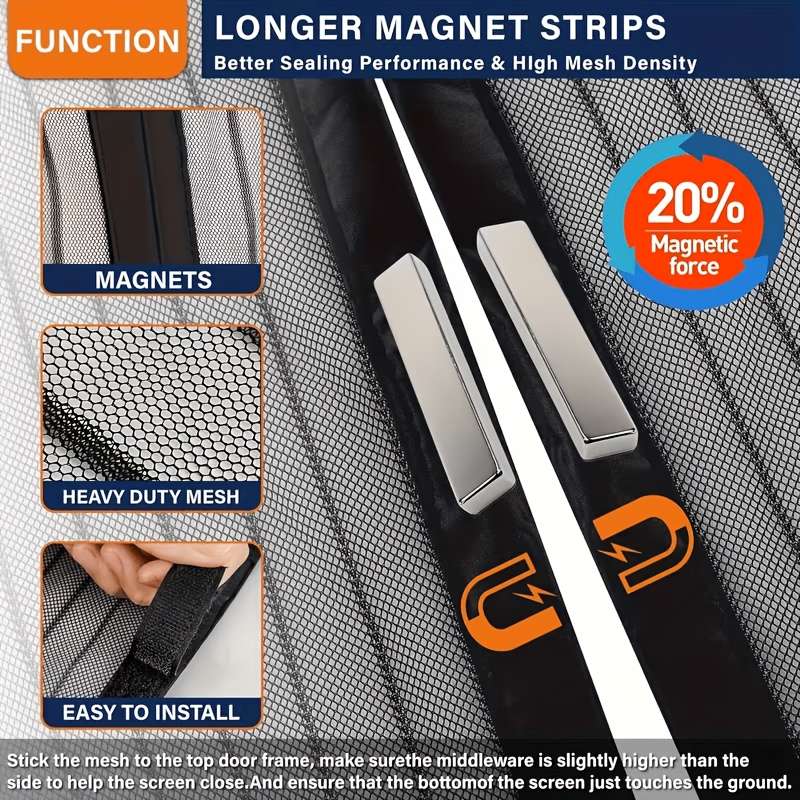 Mosquito Screens For Doors And Windows 2Pcs