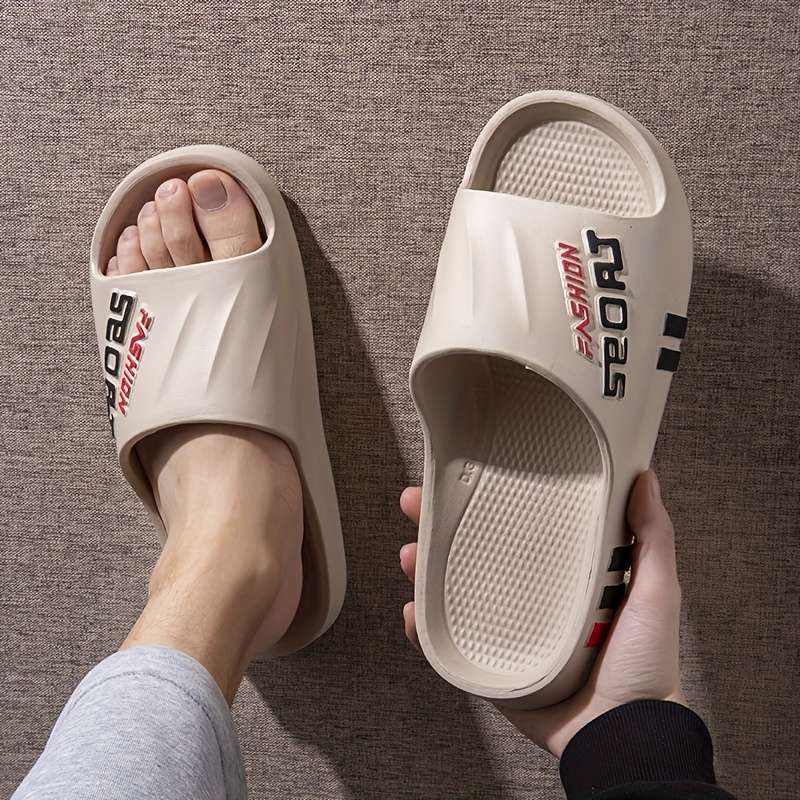 Men Slippers Summer Style White Size Uk 8.5 To 9