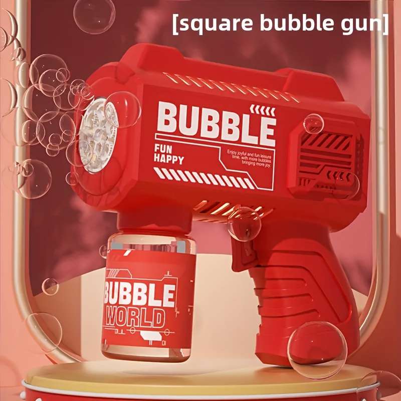 Toy Guns Color 10 Hole Bubble Machine Yellow