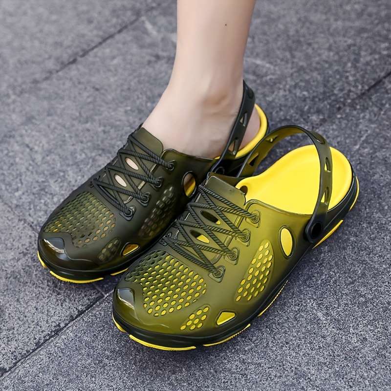 Men Slippers Summer Style Blue Size Uk 7