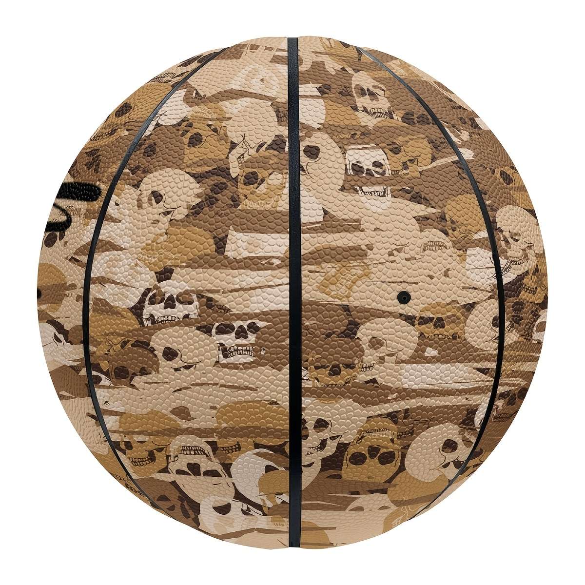 Basketball Color Full Skull Print Size7