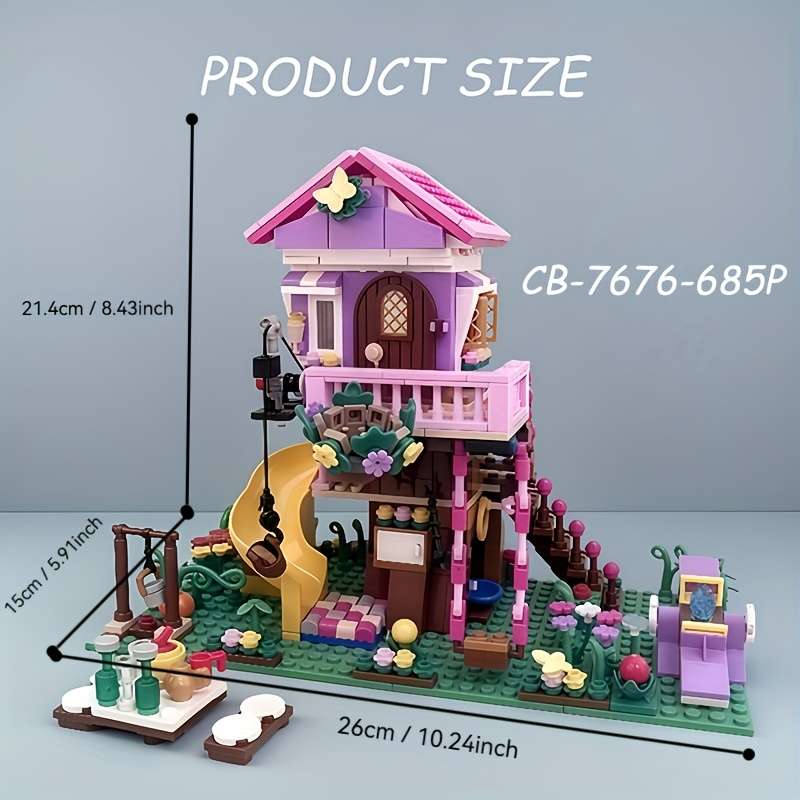 3D Building Model Puzzle Set Model Cb 7676