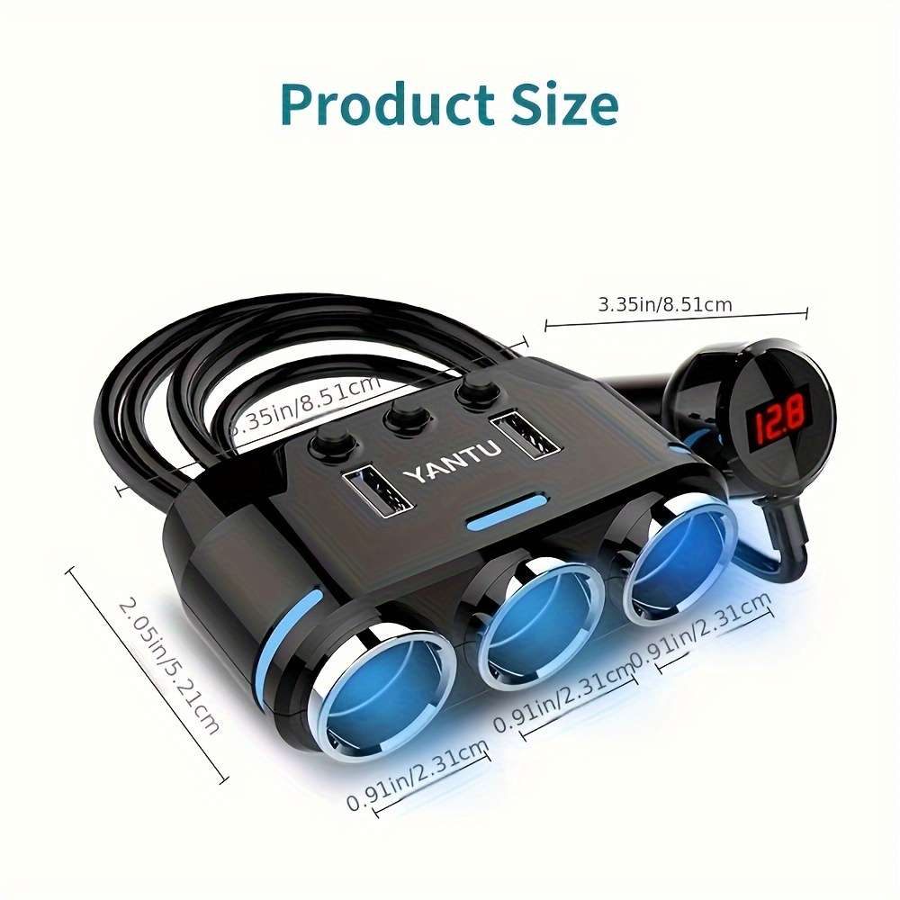 Charger Color Wired Black