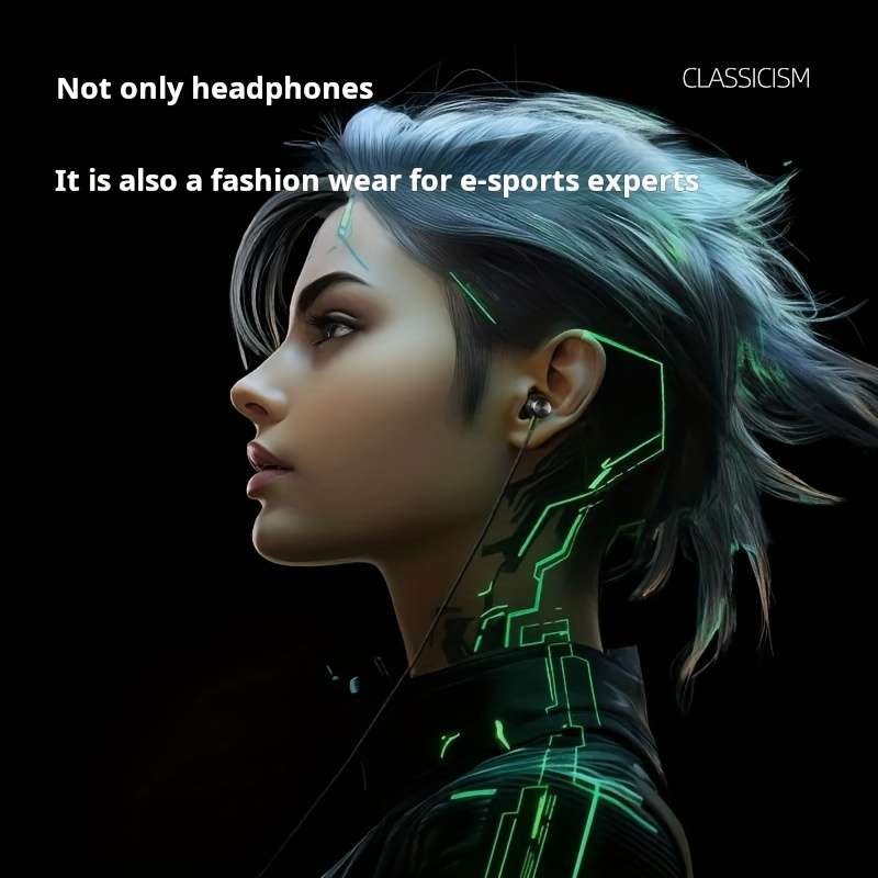 Wired Headphones Silvery Model 3.5Mm Round Jack