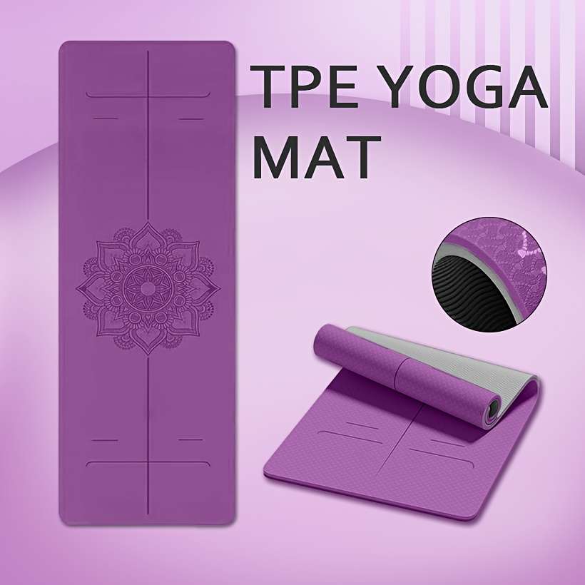 Yoga Mat Blue Size 182.88*80.01*1.12Cm
