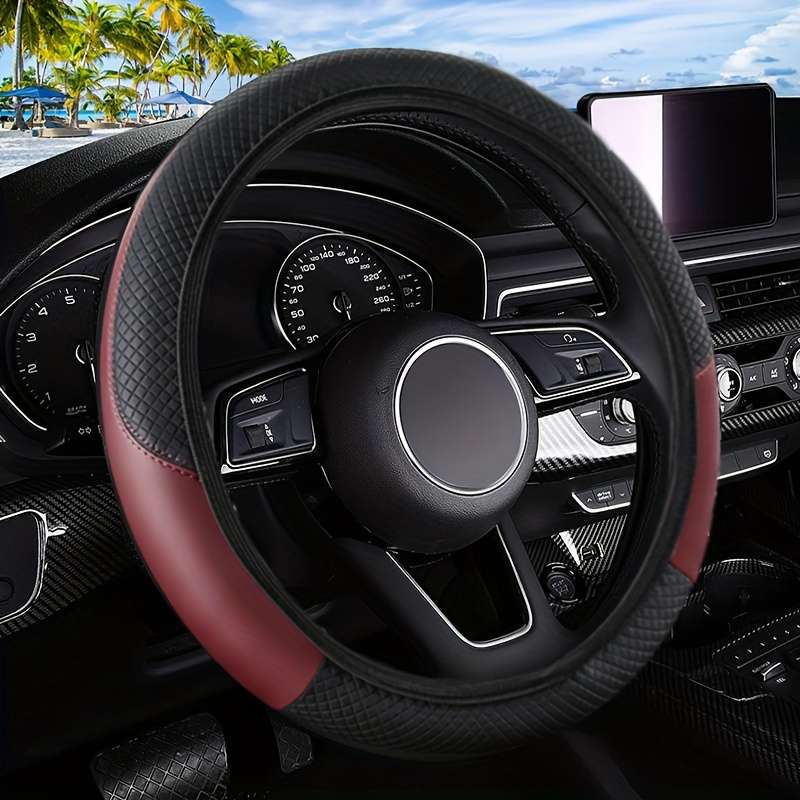 Car Steering Wheel Cover Grey