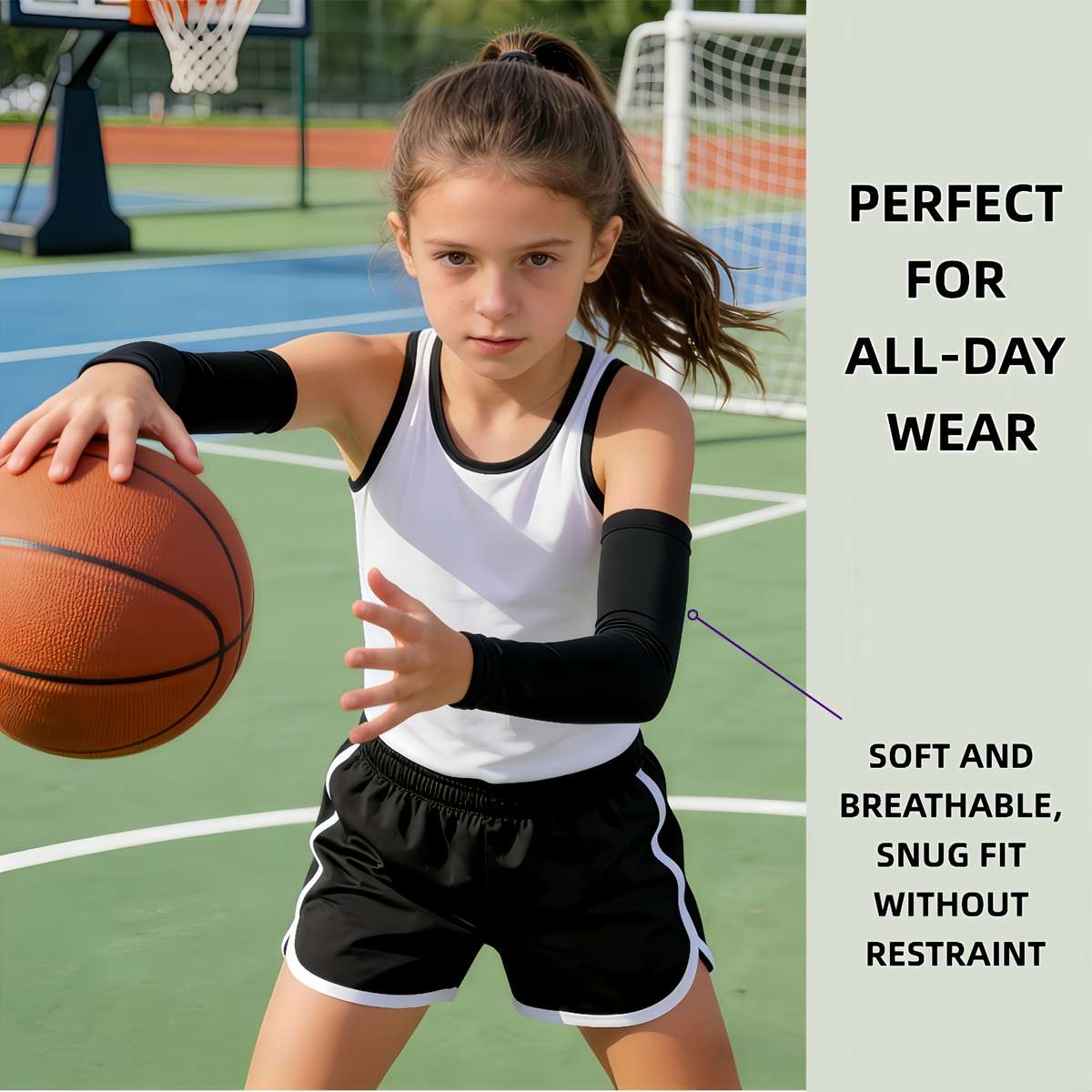 Sunscreen Sleeves Color 10 Pairs 5 Pairs Black 5 Pairs White