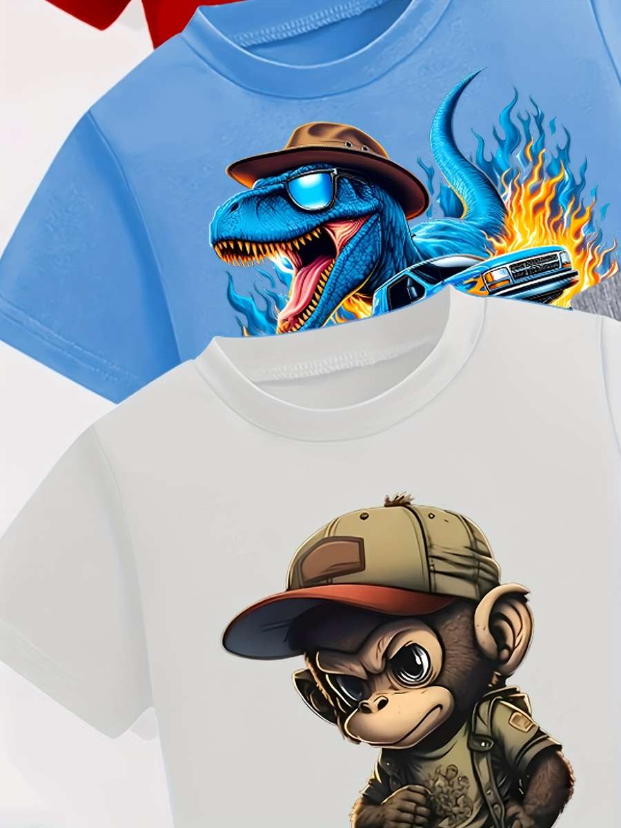 Boys T Shirt Color Mixed Color Size5-6Y