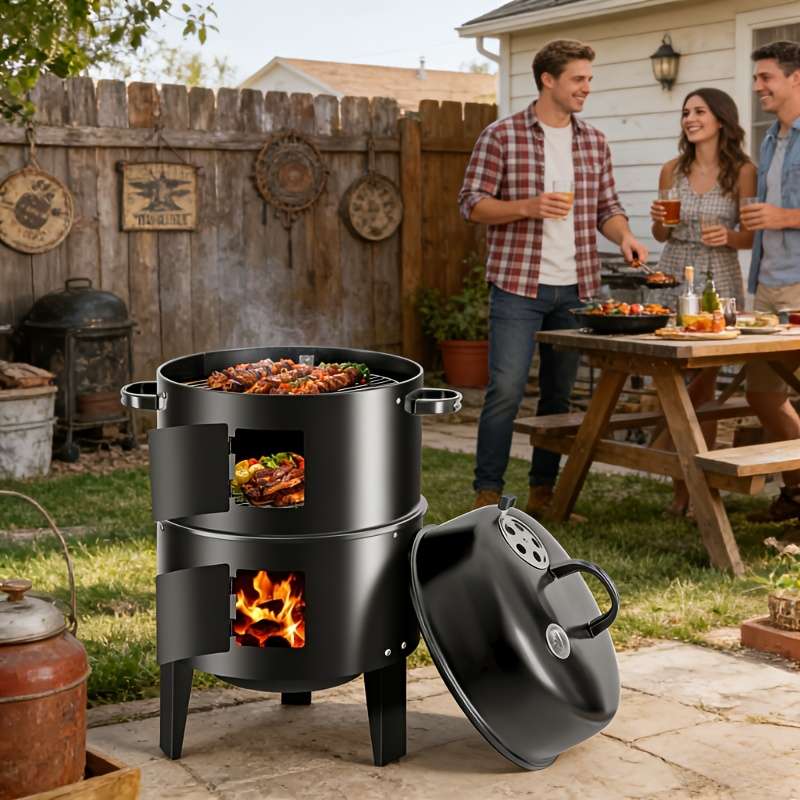 Barbecue Grill Color Black
