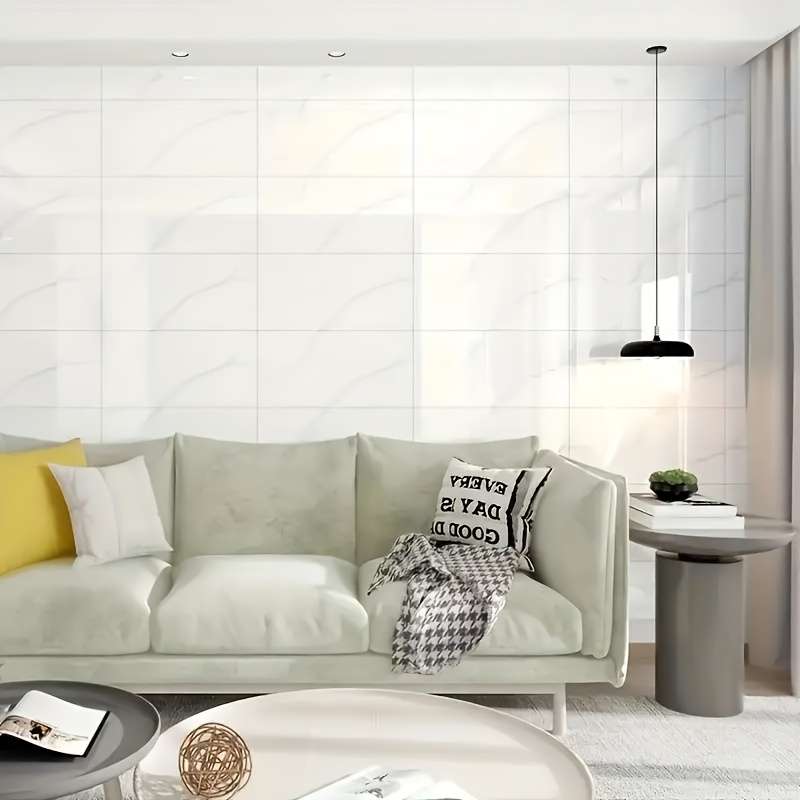 32PCS Industrial Textured Elegant Faux Marble Pattern With Golden Foil Bedroom
