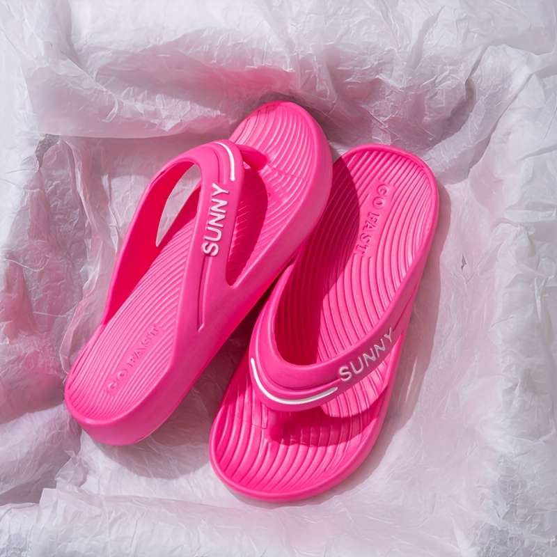 Ladies Summer Flip Flops Green Uk 9.5-10