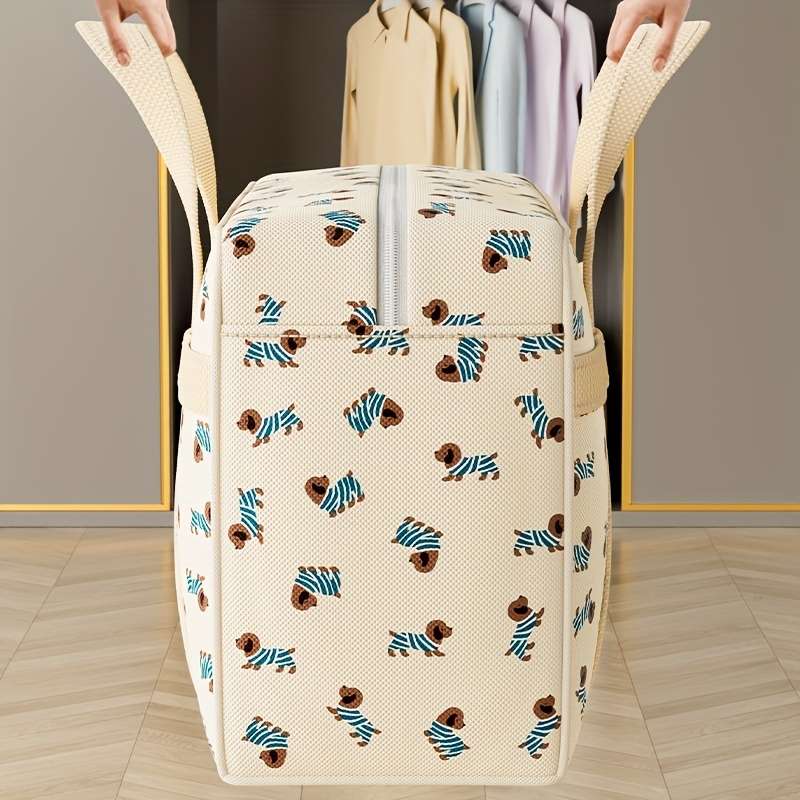 2Pcs Extra Large Foldable Storage Totes Moving 2Pcs Size L
