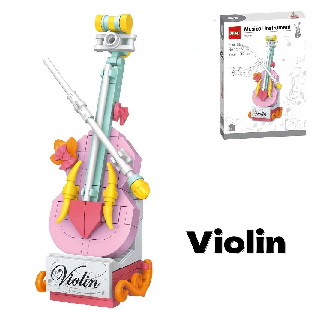 3D Puzzle Musical Instrument Model Style Electric Guitar