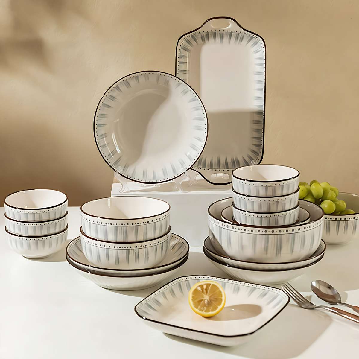 Bowl Quantity 6Person 35Pcs Set