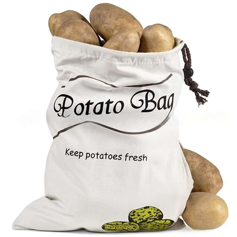 Food Storage Bags Color Potato Pattern