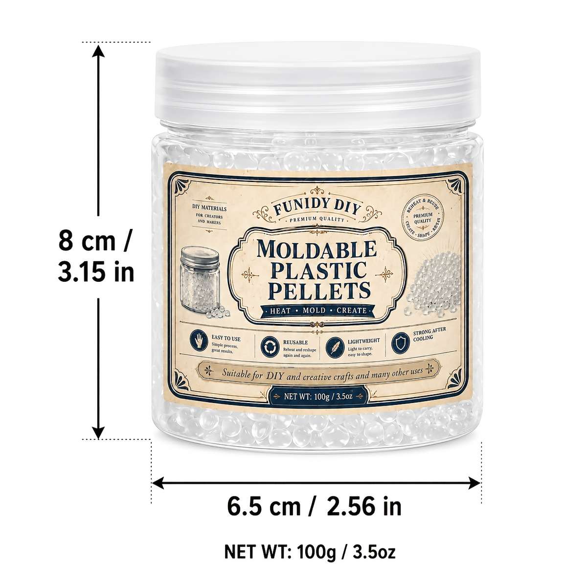 Perler Bead Set 100G 3.5Oz