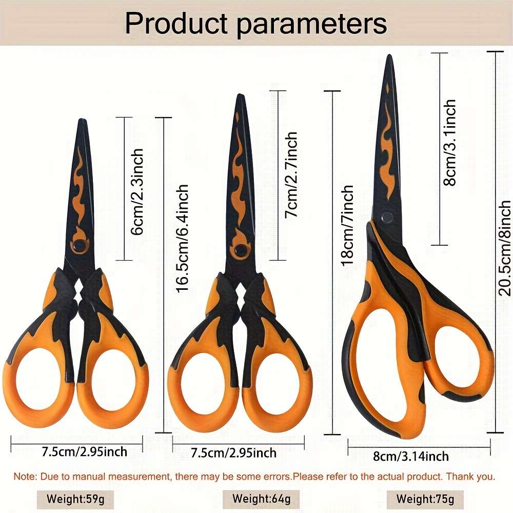 Scissors Style Scissors 3Pcs