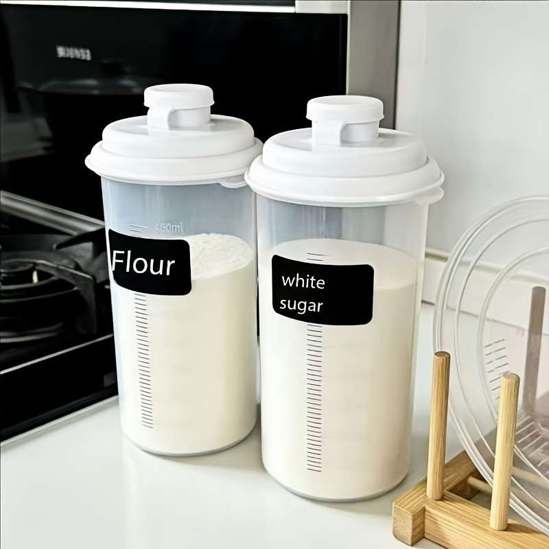 Sealed Jar Color White Quantity4Pcs 2 Lids  2 Containers