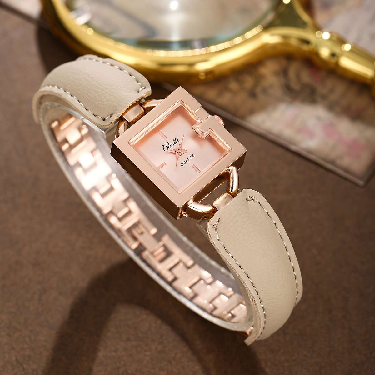 3Pcs Ladies Wrist Watch Ladies Exquisite Wristwatch Combination Set