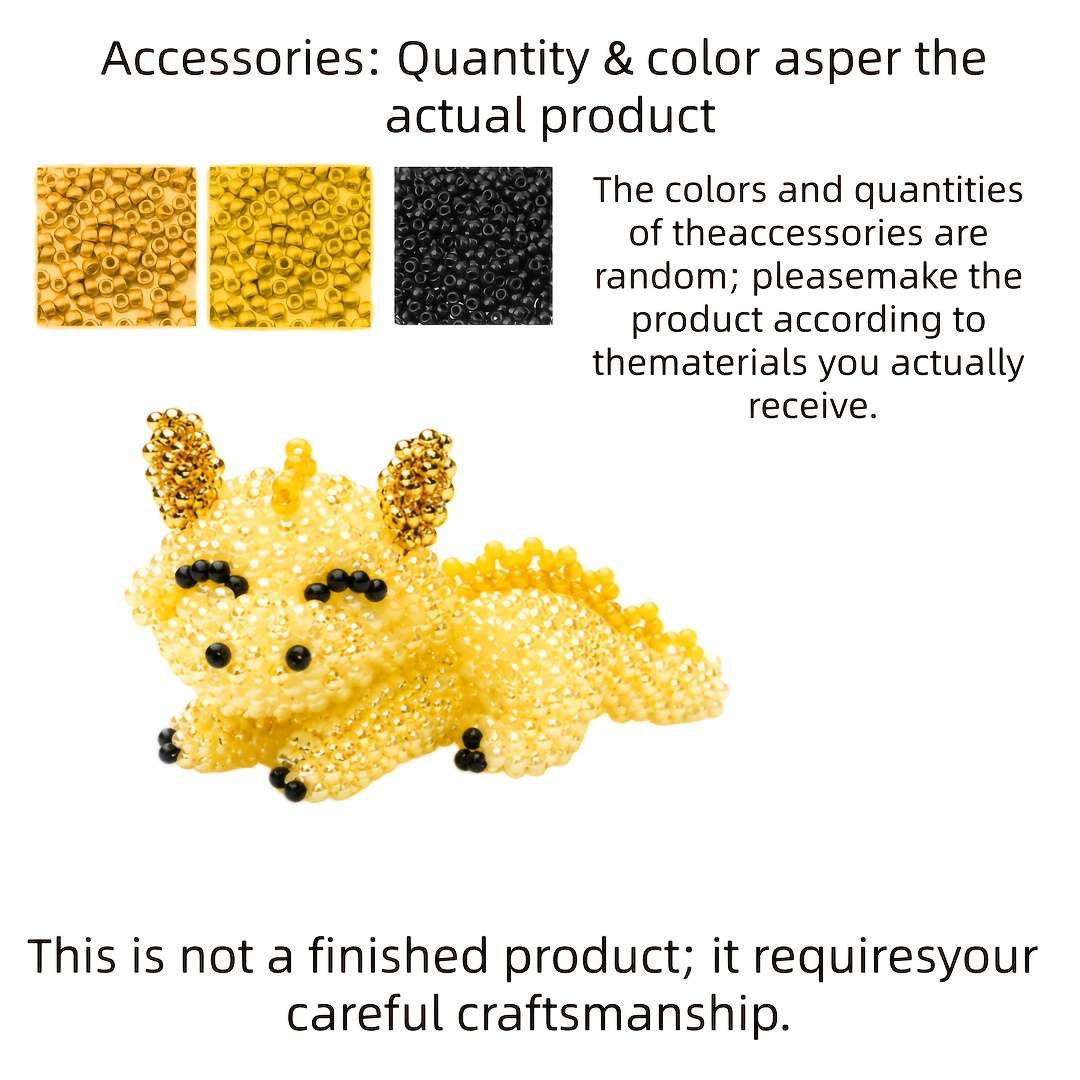 Perler Bead Set Blue Dragon Xy002 2