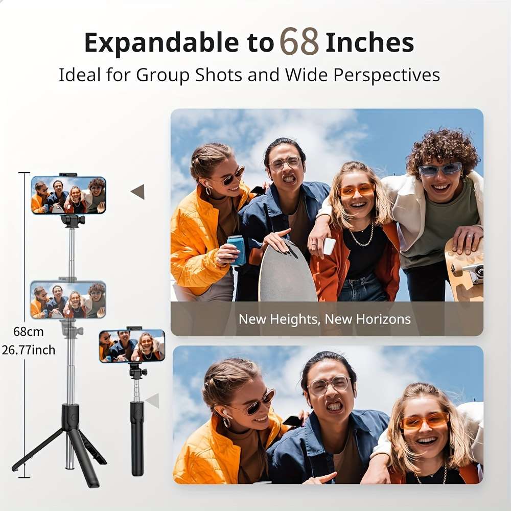 Phone Stand Color 69In1.7M With Rotating Grip Photography Tripod
