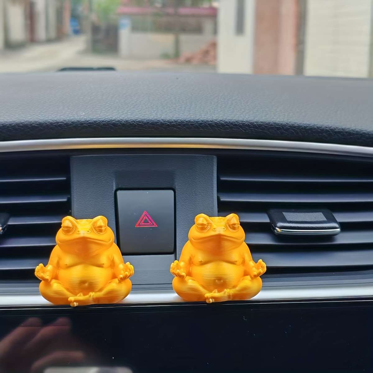 Car Interior Decor 2Pcscolor Golden Yellow
