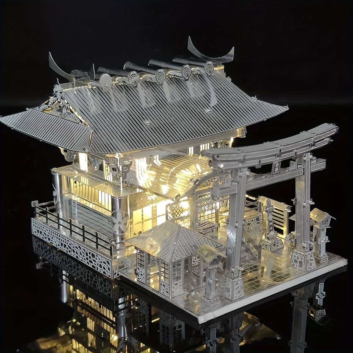 3D Building Model Puzzle Set Style Ly Castle