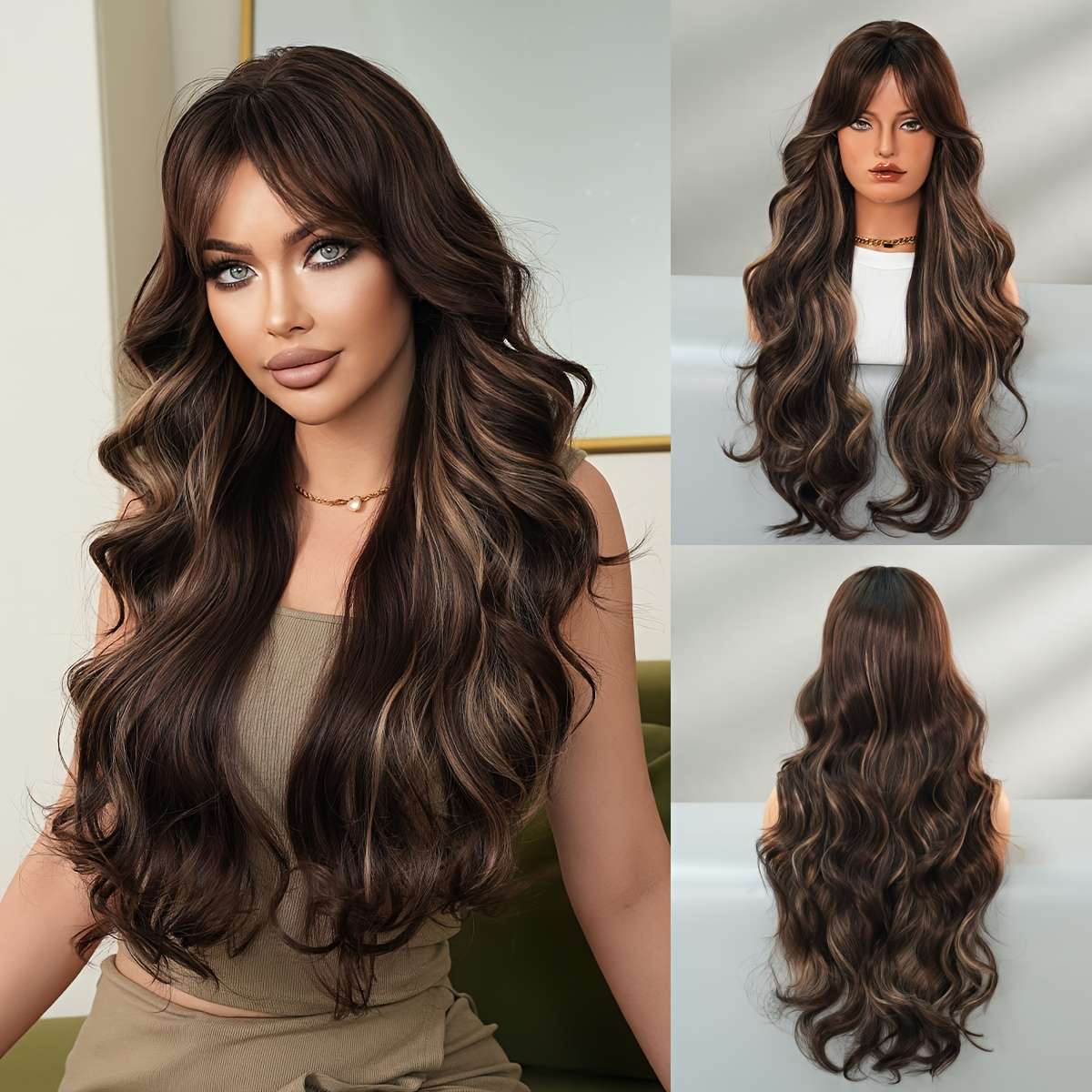 Women S Wigs Color 1 Hair Length76.2Cm