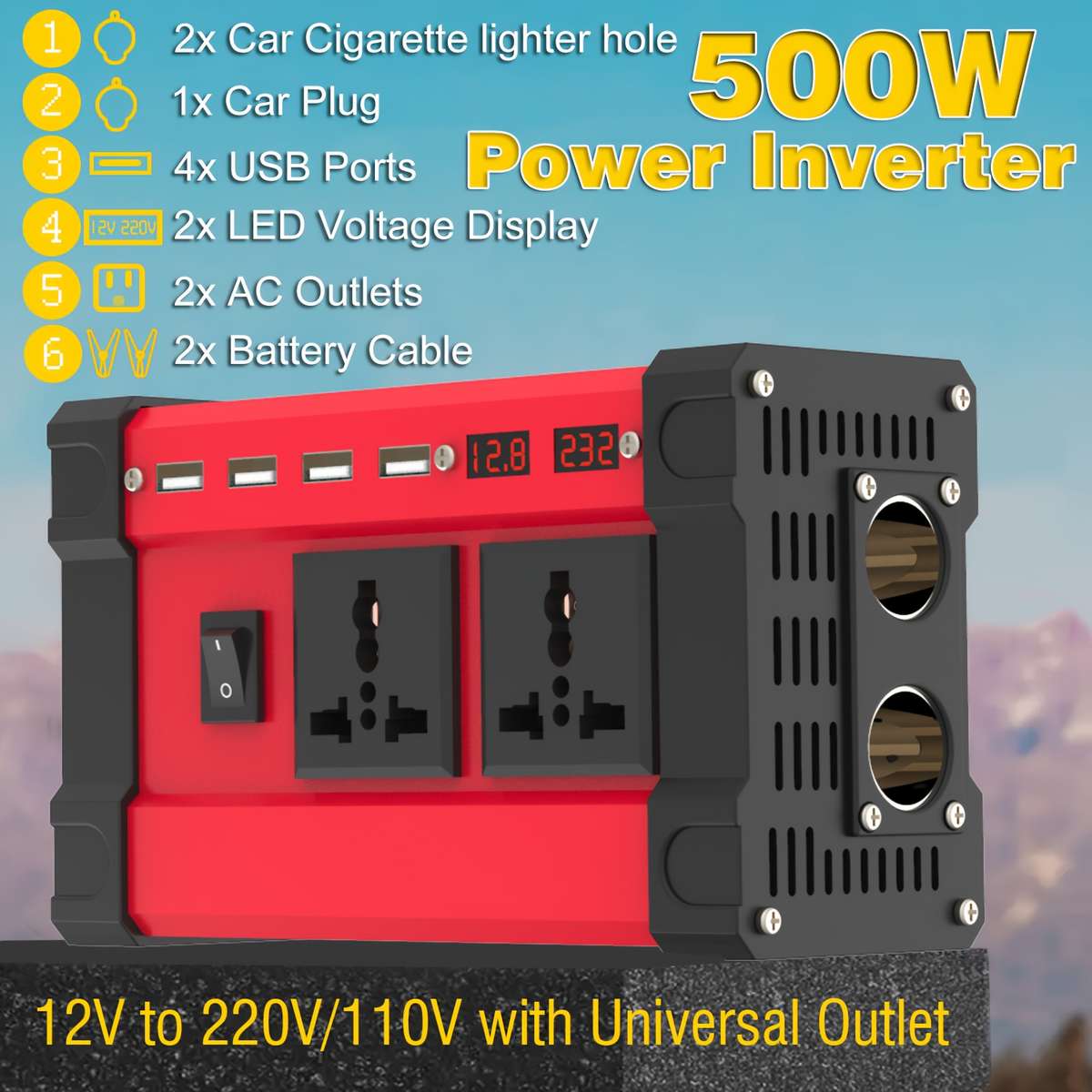 Inverter Model Ac110V Capacity500W