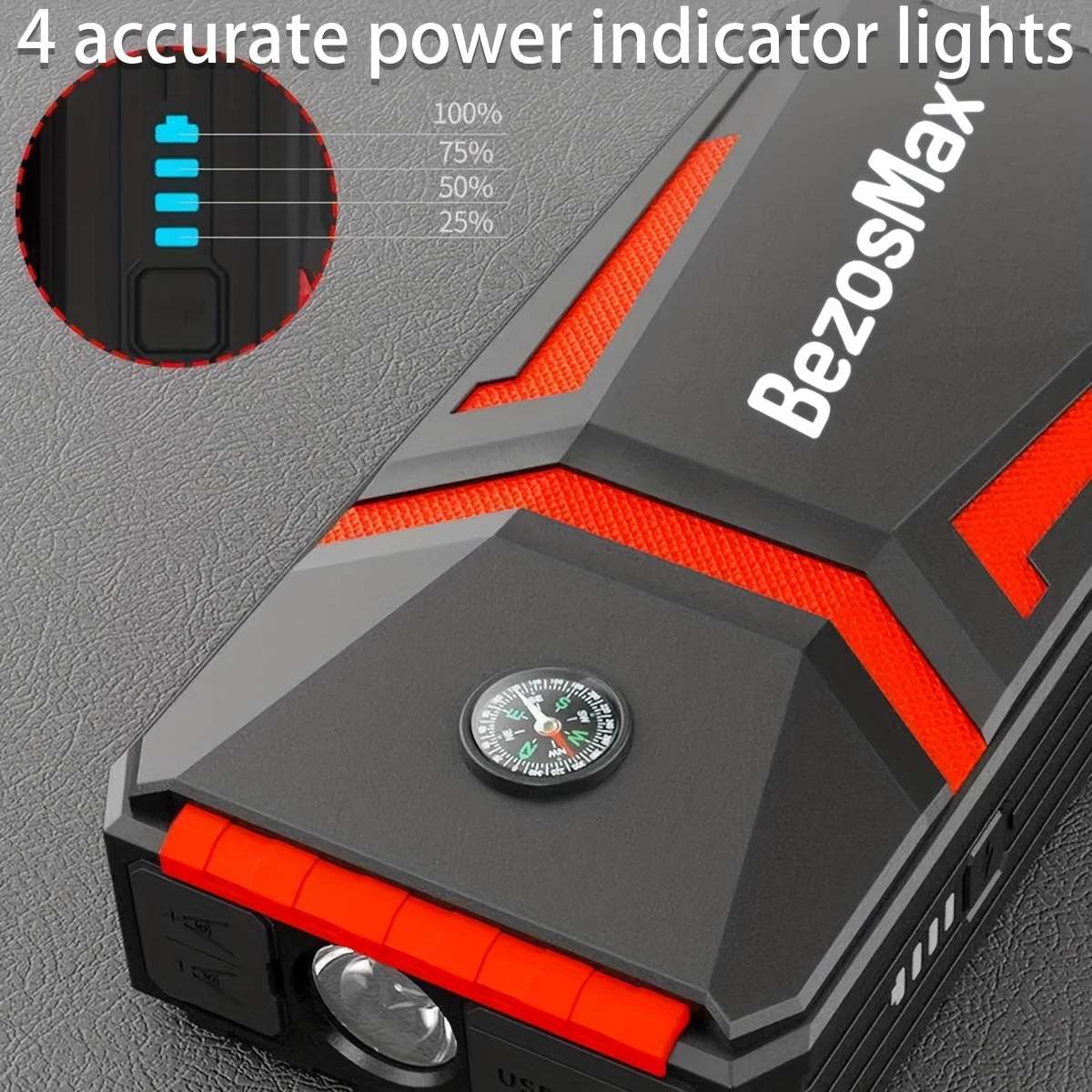 Premium Bezosmax Mah Large Capacity Car Emergency Fast Charging Reliable Power