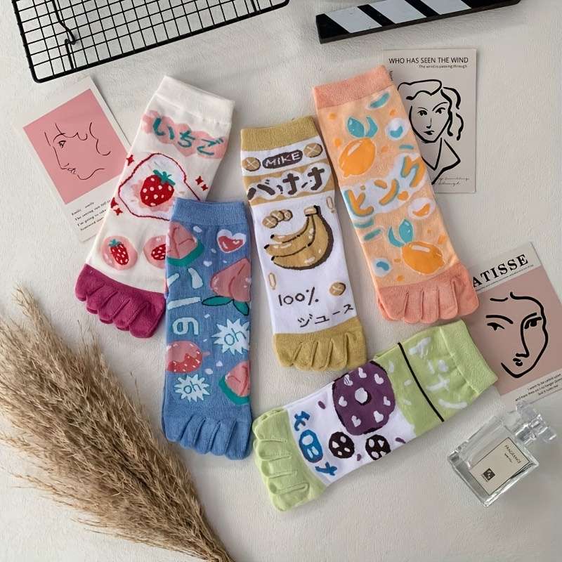 Women S Socks Color Banana D 5 Pairs Size Onesize