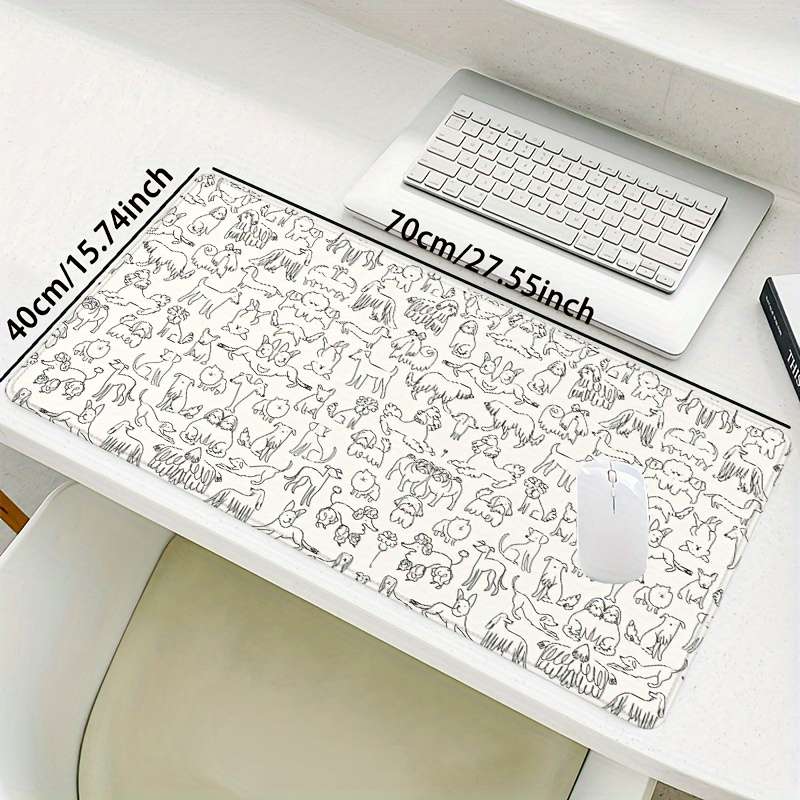 Mouse Pad Size 23.6X11.8Inches